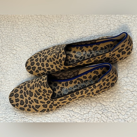 Rothy’s The Loafer Women’s Flats in leopard print - Picture 4 of 9